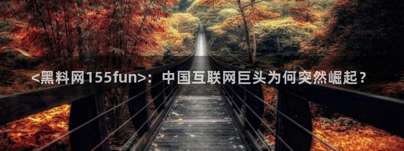 51cgfun吃瓜今日吃瓜必吃：<黑料网155fun>：中国互联网巨头为何突然崛起？