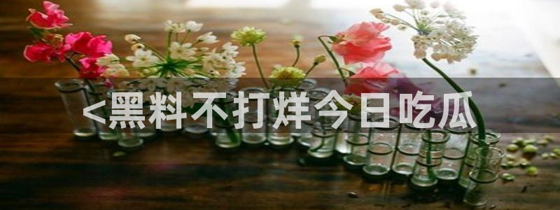 黑料曝光：<黑料不打烊今日吃瓜