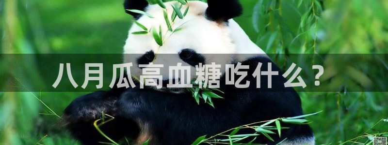 1吃瓜：八月瓜高血糖吃什么？